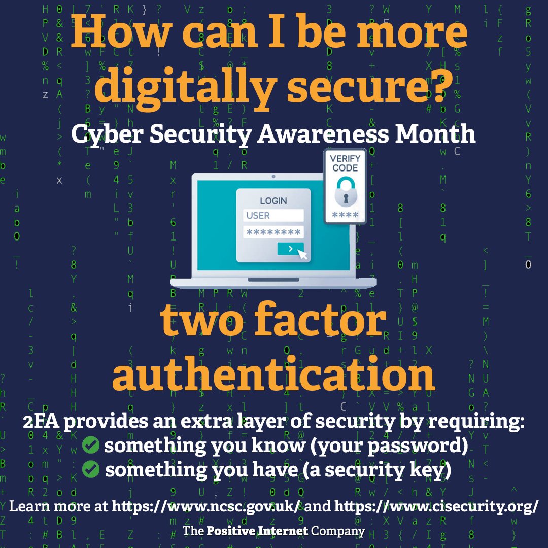 Happy #CyberSecurity Awareness Month!🔐

While your digital #security is something that should be thought about year-round, we're taking this chance to give you some #techtips! After all, we pride ourselves on being speedy, scalable, and of course, secure.😉

#tech #cloud #linux