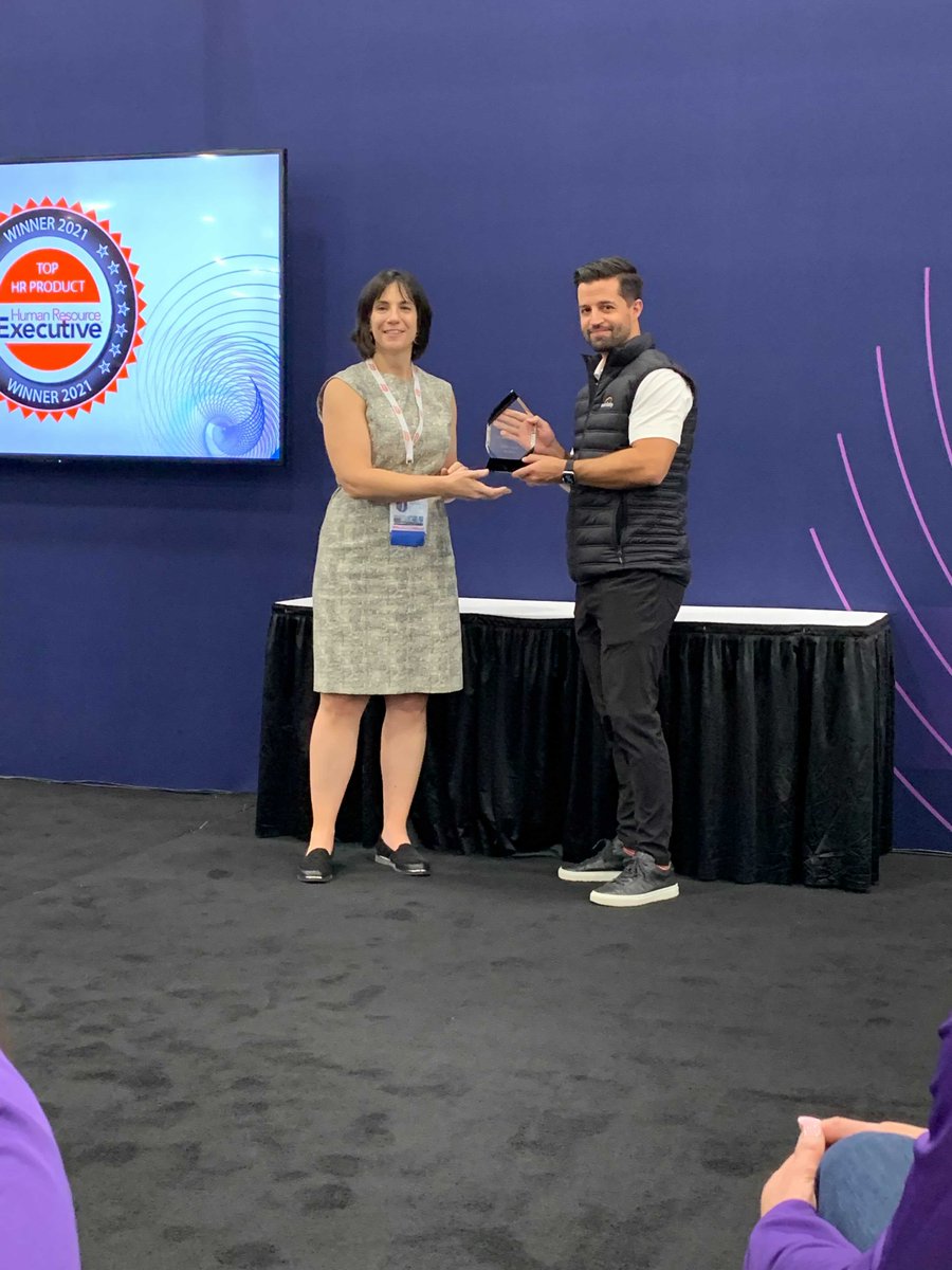 Thank you <a href="/HRExecMag/">HR Executive Magazine</a> for recognizing the Workday VIBE Index as a Top #HR Product of the Year! We are honored to receive this award for the second year in a row, and we thank our Workmates for your commitment to innovation: wd.inc/39WLSlu
