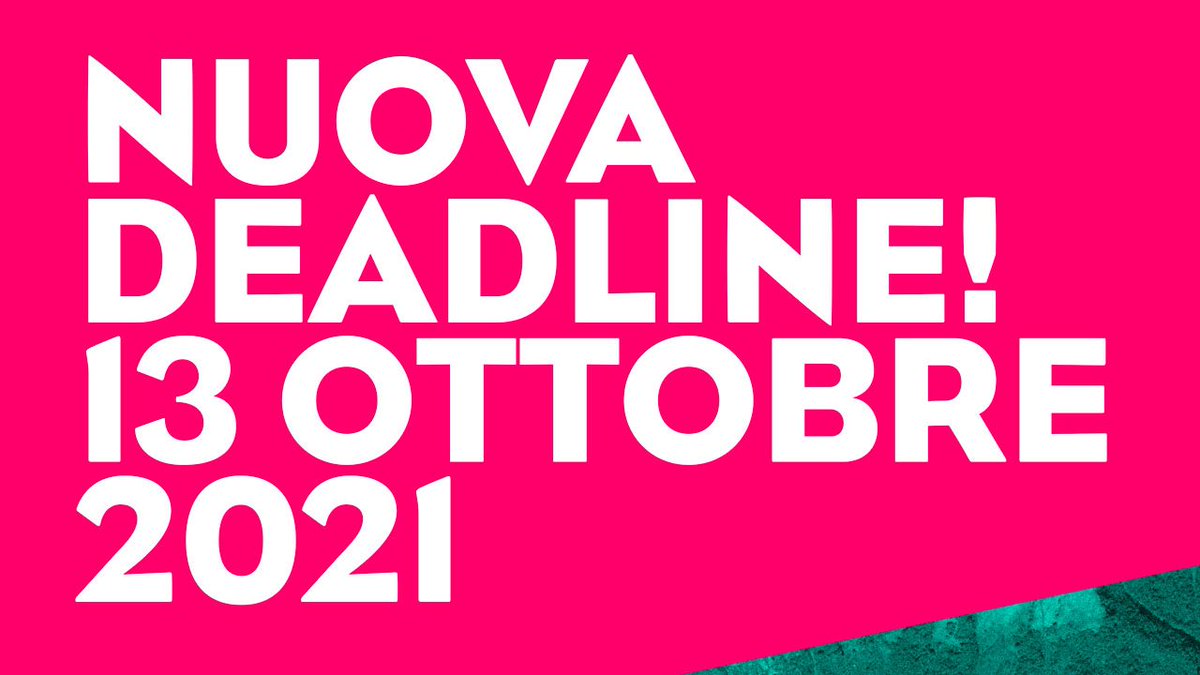IDS 2021, nuova deadline! C'è tempo fino 13 ottobre per iscriversi alle Call di IDS Academy, IDS Academy Series e Rough Cut! 🎬 Scopri come partecipare su italiandocscreenings.net