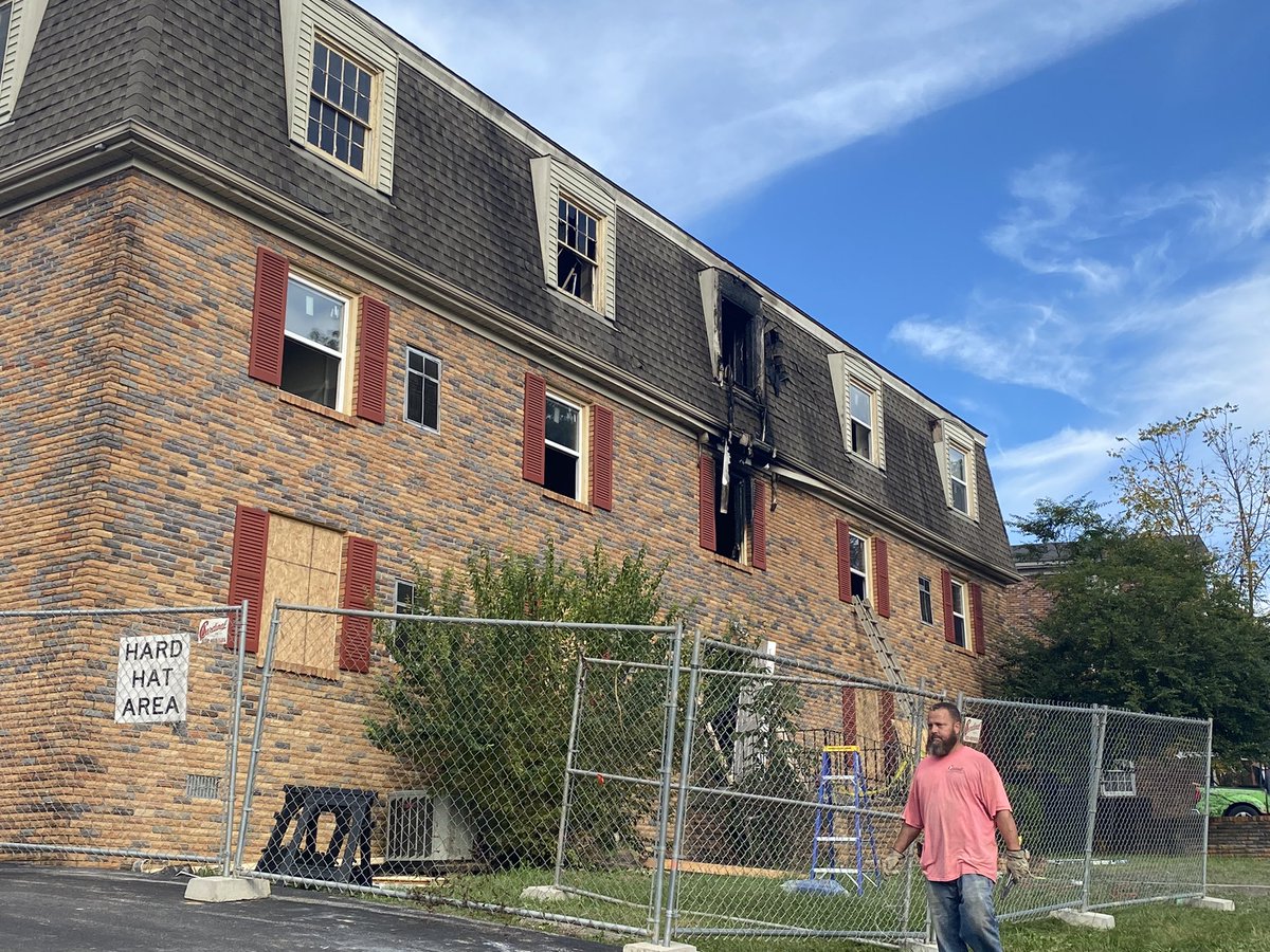 Sad update to report at the scene of the apartment fire in Frankfort. 

The coroner released the names of the 2 victims, Zeph Rushin (21) and Quiana Danyel Miller-Walker (20.) <a href="/WKYT/">WKYT</a>