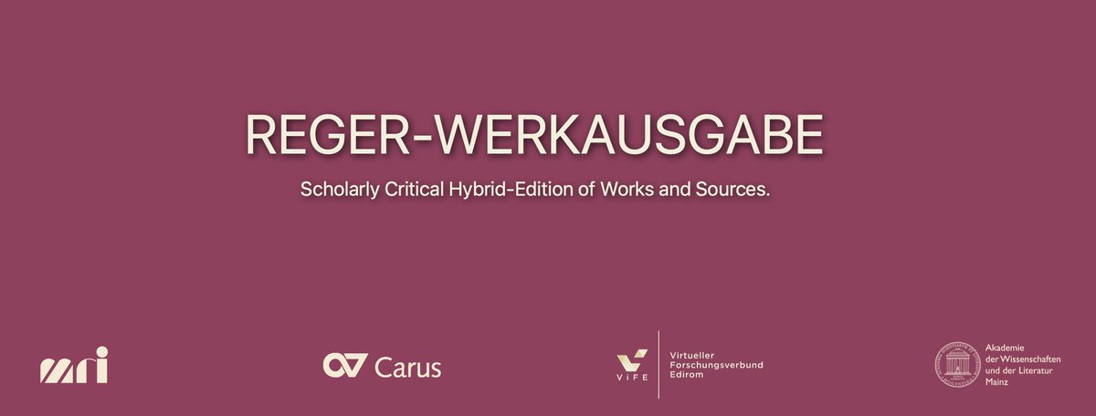 maxreger_inst's tweet photo. Two weeks to go. We are counting the days till 15 October 2021: #RWAOnline. Together with #Carus-Verlag, @edirom and @adwmainz. Stay tuned!

#MaxReger #MusicEdition #DigitalHumanities https://t.co/zije9vG0UL