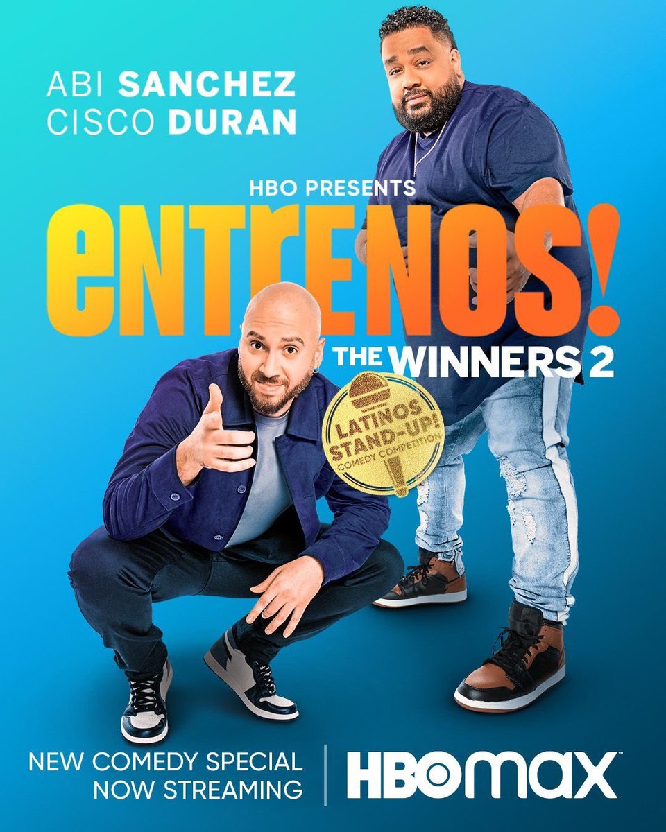 HBOPR's tweet photo. .@HBO hit comedy series Entre Nos airs on Friday, October 1 with back-to-back specials including Entre Nos: The Winners 2 at 10PM followed by an all-female episode Entre Nos: What She Said at 10:30PM. Both will be available to stream on @hbomax: https://t.co/tiLKyVUiOi https://t.co/t8vqlGODZZ