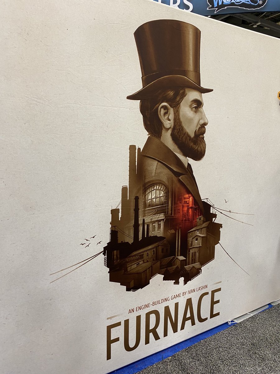 yesboardgames's tweet photo. Awesome #booth #OriginsGameFair - new #boardgame #furnace an #engine #building #game by Ivan Lashin — check this one out!! https://t.co/T3KB9Ynbjq