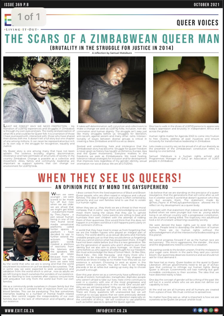 monD_Motadi's tweet photo. Extra Extra Read all about it! ❤️🏳️‍🌈 get the latest @exitnewspaper !! 🙏🏾❤️ Happy Pride Month 🏳️‍🌈🏳️‍⚧️✊🏿 https://t.co/H29vtbQC3V
