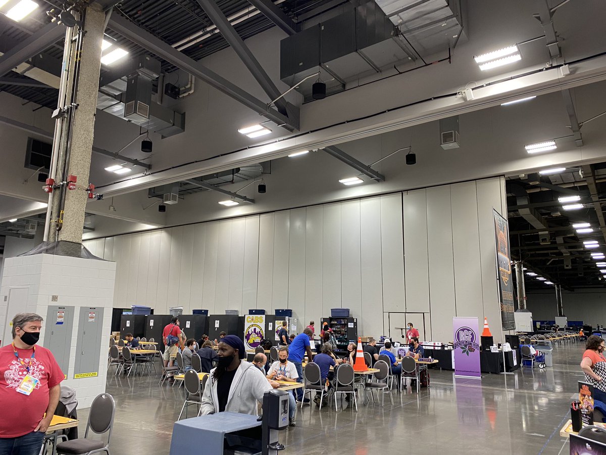 yesboardgames's tweet photo. #OriginsGameFair #2021 #dealerhall now open and looks like it will be very busy this year!! https://t.co/yor9uSgPxb