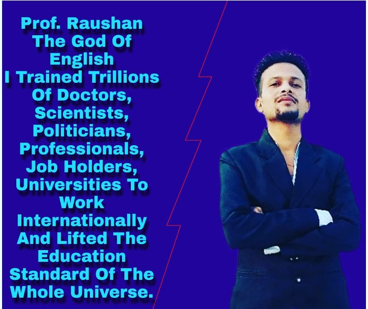 Here I Am ''The God Of English.''
#doctors #Scientists #politicians #Professionals #JobHolders #universities #UniversitiesInUSA #UniversitiesInUK #English #education #Universe