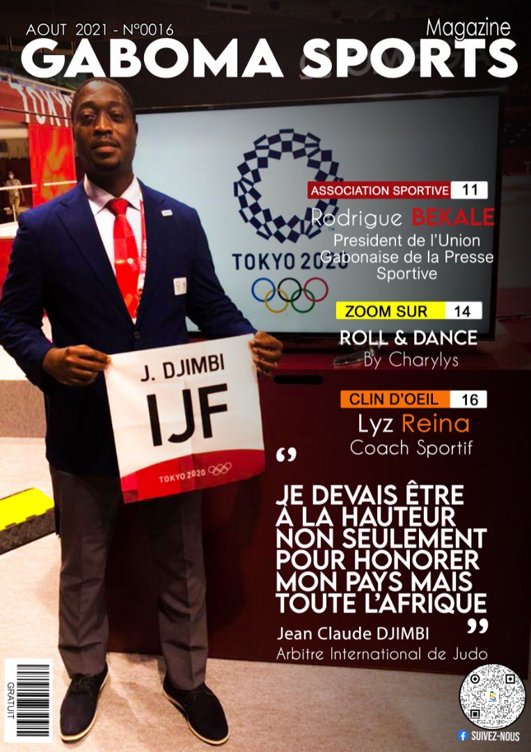 GabomaSport's tweet photo. Retrouvez le N°16 de votre Magazine Gaboma Sports. 
Magazine disponible gratuitement en téléchargement via le lien ci-dessous.
👉👉 https://t.co/hSih91hhJO

#GabomaSports #Judo #UGPS #Fitness #Roller https://t.co/sNwgEieWHR