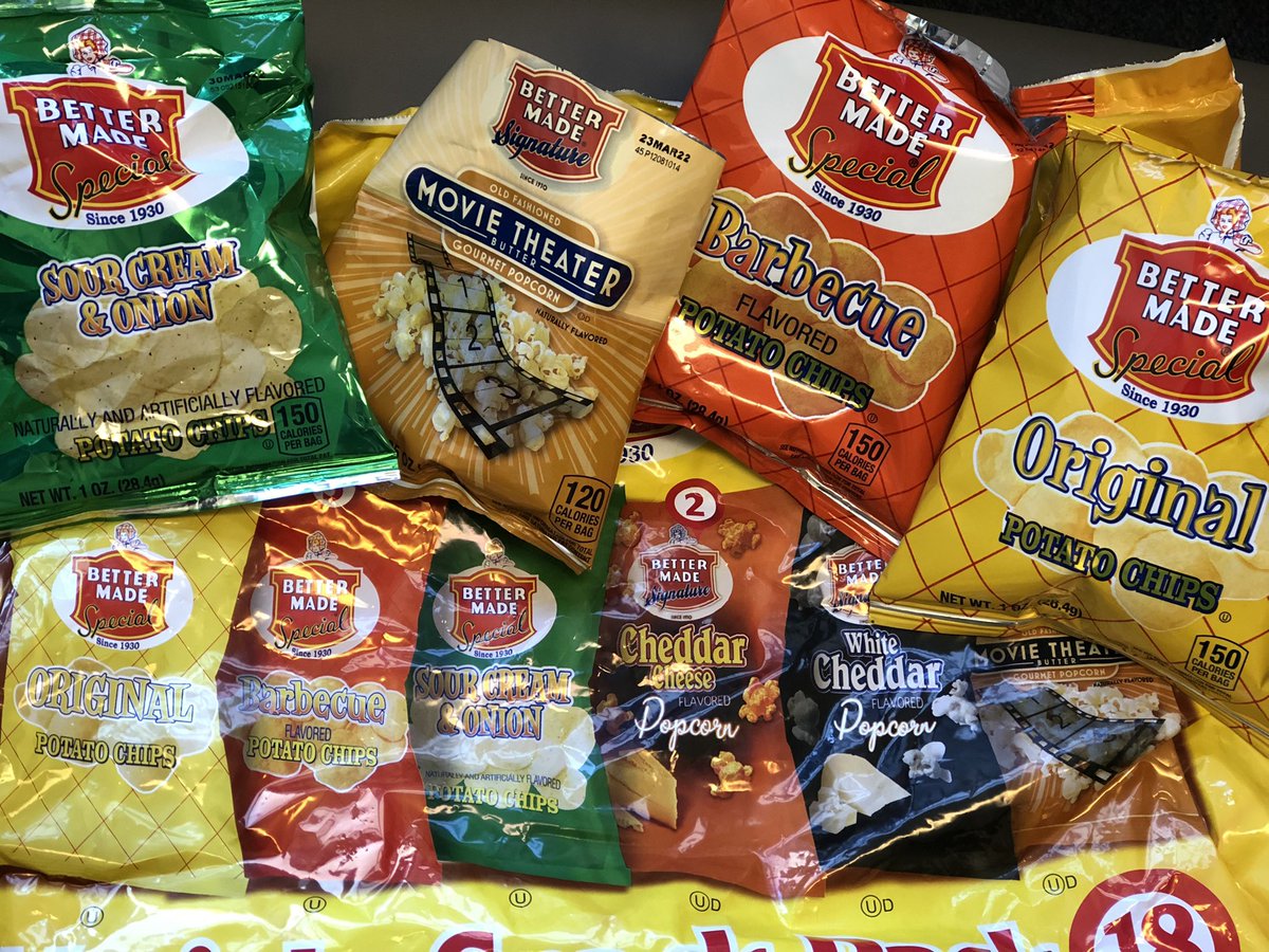 LMichalczuk's tweet photo. Could there be a @BetterMade lesson?  Working on factors of production and enjoy some MI made products in Econ class.  @SwartzCreekHS @swartz_creek https://t.co/wWMc0bbVqr
