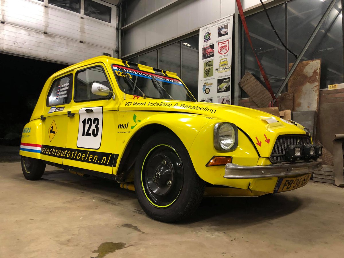 ddrt_racing's tweet photo. The car is ready for the 24h race at Spa !! Even with a fresh MOT certificate !!
#2cv #Spa #2cvRacing #24h2cv @circuitspa https://t.co/H5Z2umwz68