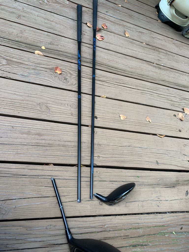James_Mango's tweet photo. Just landed in Charleston ready to hit the links but I guess @Delta wanted to make sure the longer holes would be an issue. Open my travel bag to find my @pxg driver and wood shafts snapped in half. https://t.co/pS9W8LMbe5