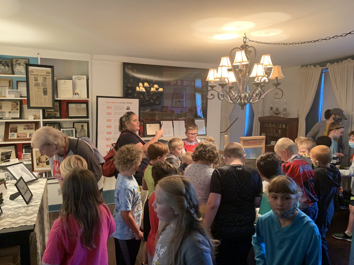 BPerrmann's tweet photo. Learning all about Goshen history today with third graders! https://t.co/N0Y2F8EQKm