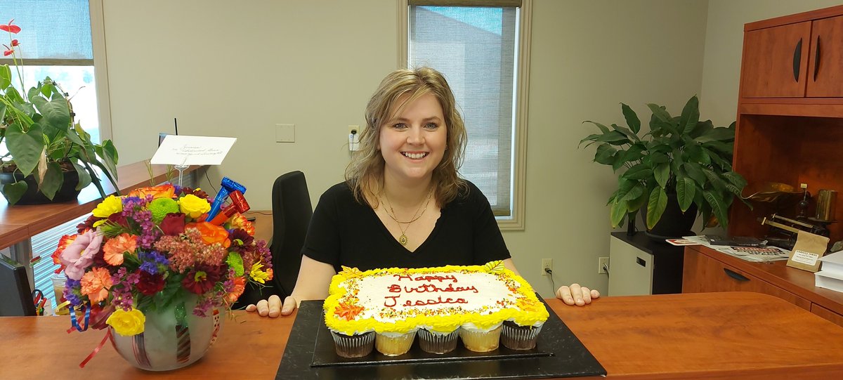 Happy birthday Jessica.  A harvest time birthday means a quick celebration and a busy day.