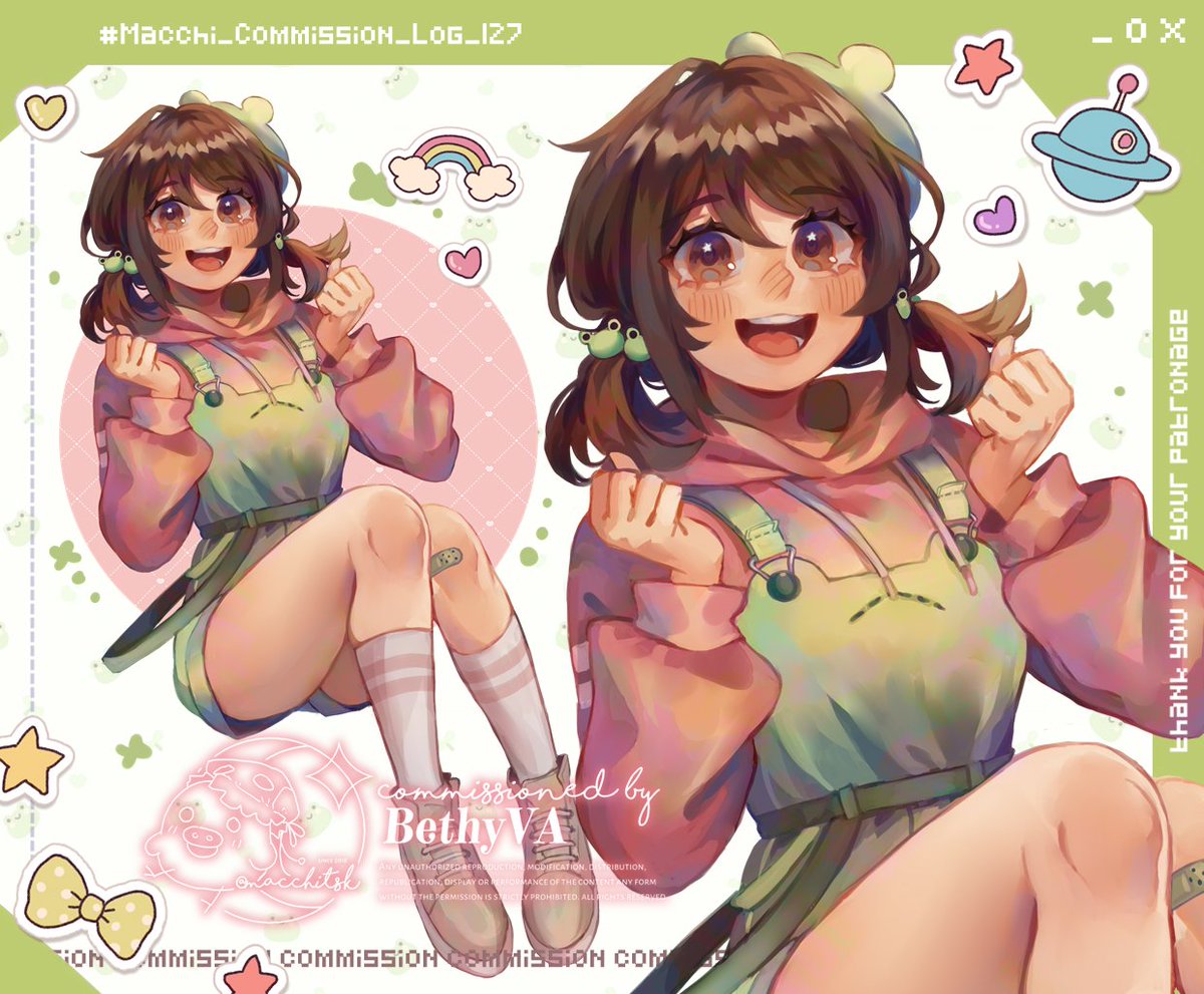 macchitsk's tweet photo. Commissoned by @/beffehboo! 💖🐸 https://t.co/OMg2yUR2dv