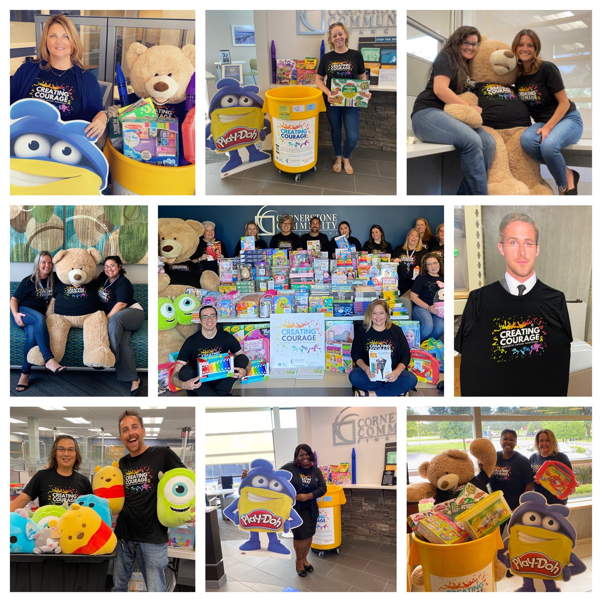 Cornerstone_CU's tweet photo. We hit our goal! Over 1K items (1,135 to be exact) have been collected for @ChildrensDMC & @ProMedicaHealth Toledo Children's Hospital. 500+ items will be delivered to each hospital next week. Thank you for creating courage with your donation!
#CreatingCourage @Heidi_Kassab https://t.co/Vwd7Pj2kFF