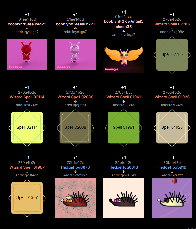 marshallchow's tweet image. Happy to see Spellz being minted!!! You got yours yet? These are fully on-chain CSS Spellz that are simply mesmerizing!! (Some are really scary and spooky too, good for your Friday horror movies) @Wizard_Crypt @TelFiREgames 

$ADA #Cardano #Spellz