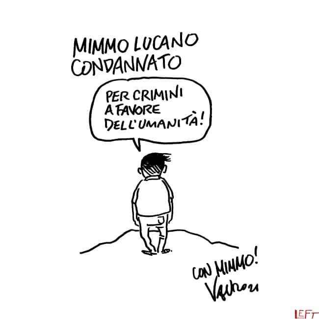 andrejarestek's tweet photo. “Le nostre vite cominciano a finire il giorno in cui stiamo zitti di fronte alle cose che contano.”

#iostoconmimmolucano
#andrejarestek 
(M.L.K/Vauro) https://t.co/0w3fFot2oP