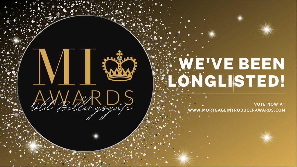 ⭐ We are thrilled to announce that we are longlisted for The Mortgage Introducer Awards 2021! ⭐

We're nominated for Secured Loan Lender of the Year 🏆

Please vote here- mortgageintroducerawards.com/voting/ 

Thank you - every vote counts!

The deadline is Fri 15th Oct.
#MIAwards #teamevo