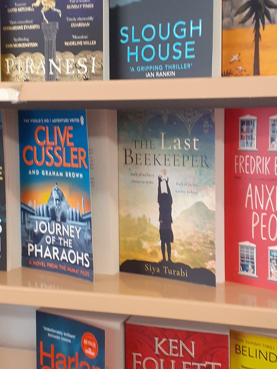 I was in Devon by the sea! Spotted @Thelastbeekeeper at @Paragon_Books - oldest bookshop in Sidmouth! Gave me a spring in my step!
 
@NewWritersCo @JerichoWriters @0neMoreChapter_ @writingcommunty @HarperCollins @Pen_to_Print @cbcreative @STWevents