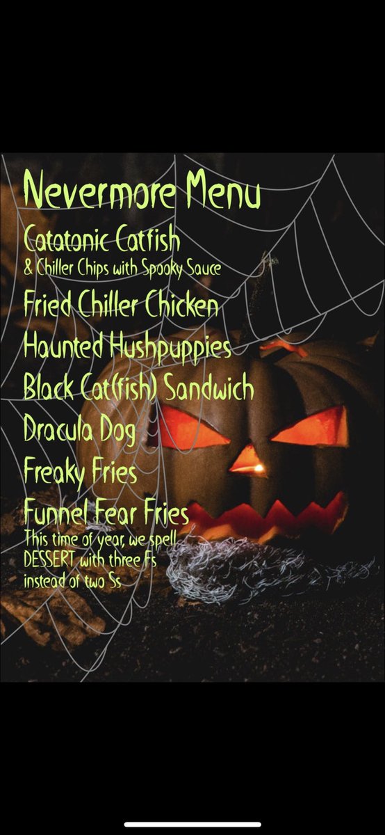 nevermorebmore's tweet photo. Opening night is TONIGHT @ 7pm

If you’re coming out tonight or tomorrow night be sure to come hungry. Paradise Island Cuisine will be on site. Don’t get spooky on an empty stomach! https://t.co/ClR24TiUhO
