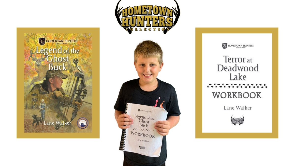 LaneWalkerBooks's tweet photo. Parents and kids are loving our Hometown Hunters Collection Workbooks! Kids can enjoy working on comprehension, while also enjoying fun activities within! Check them out if you haven't already! #hunting  #kidsbooks #huntinglife #adventure #booksforkids https://t.co/0w0jN25USC