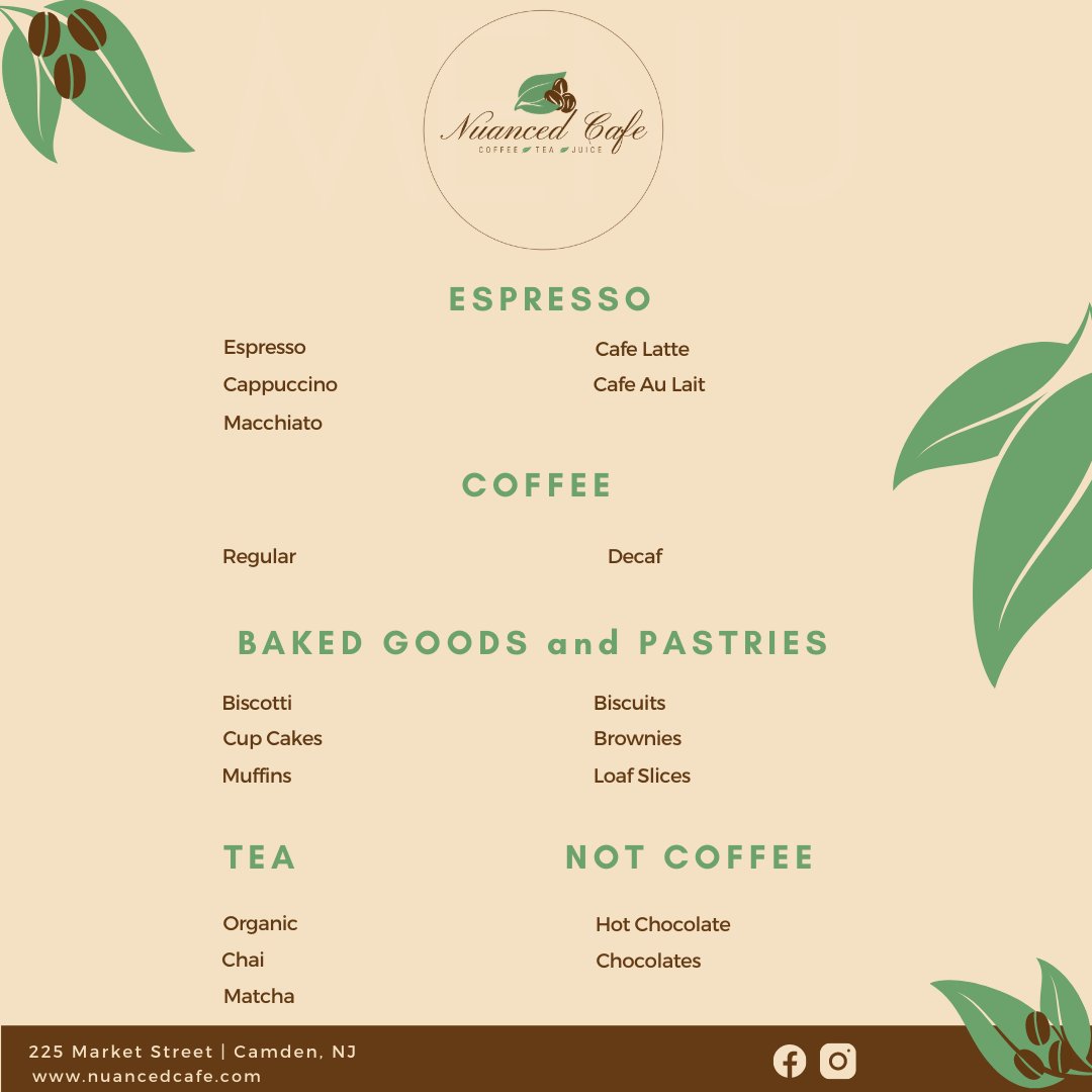 Liveat11Cooper's tweet photo. We are so incredibly excited to recommend Camden's newest awesome cafe! Even better is that it's only about a 5 minute walk from 11 Cooper's front door! Welcome to the neighborhood Nuanced! 🤩😍🤩 https://t.co/SBOFDIHw51