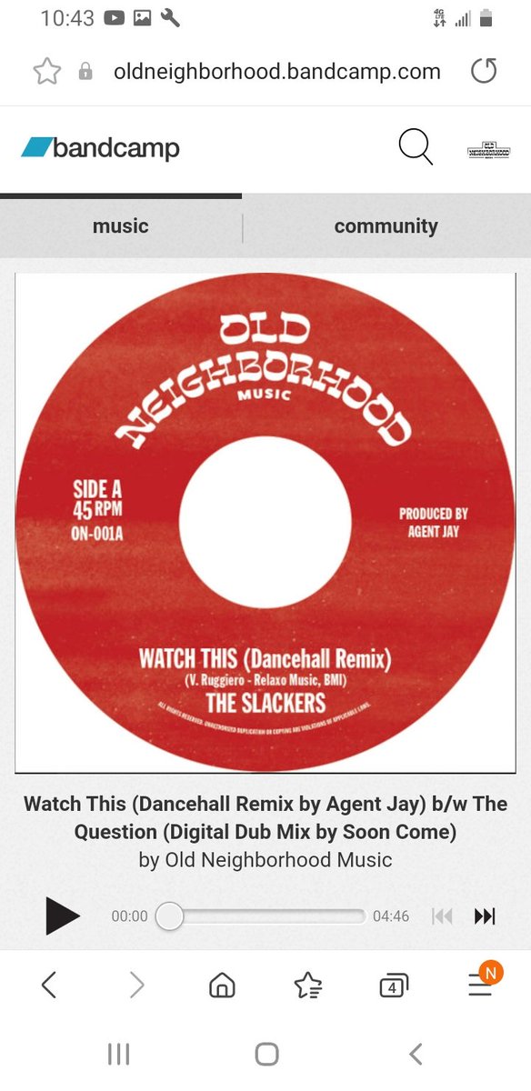 #BandcampFriday download available at oldneighborhood.net
@Theslackersband