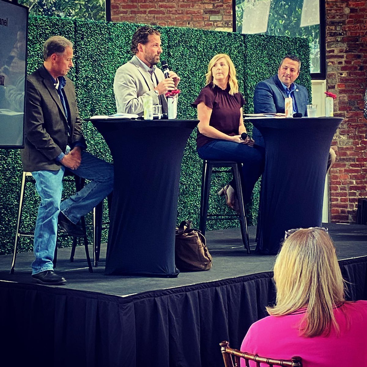 JTLengineering's tweet photo. Check out our VP @EngineerHillman on the @1SI_chamber One Forum panel. Josh joined other community leaders to talk about regional growth in Southern Indiana. Way to go, Josh! #JTLengineering

📷: @1SI_chamber https://t.co/sykSzumOos