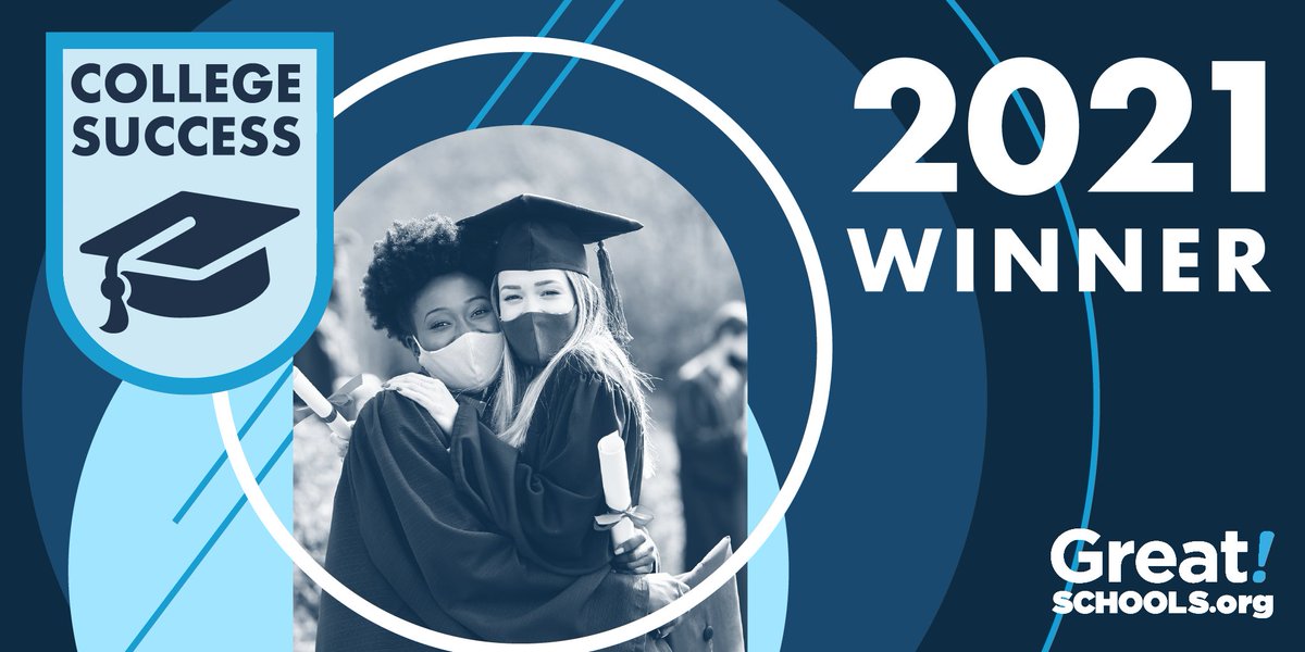We won the <a href="/GreatSchools/">GreatSchools.org</a> 2021 #CollegeSuccessAward! Thank you to our educators, school leaders, and community for making this possible. Learn more about the Award: bit.ly/3ocl6vm #lifeinthe252