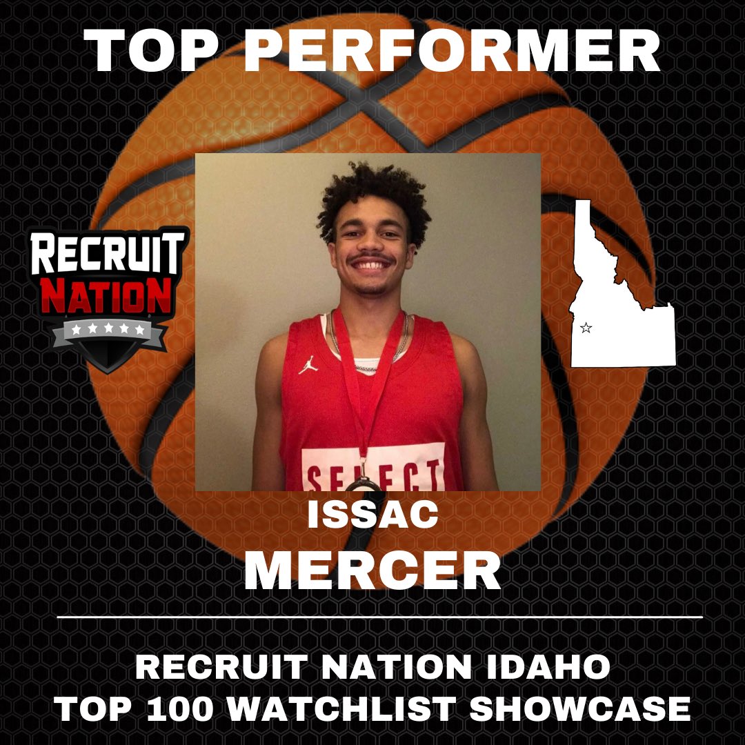Congratulations <a href="/MerceMerce24/">Isaac Mercer</a>! 

Nampa Idaho Top 100 Watchlist Showcase 

2022
Issac Mercer
Point Guard
Ridgevue  HS
Nampa, ID 

@ridgevueballers @IdahoNation @DREAMScouting