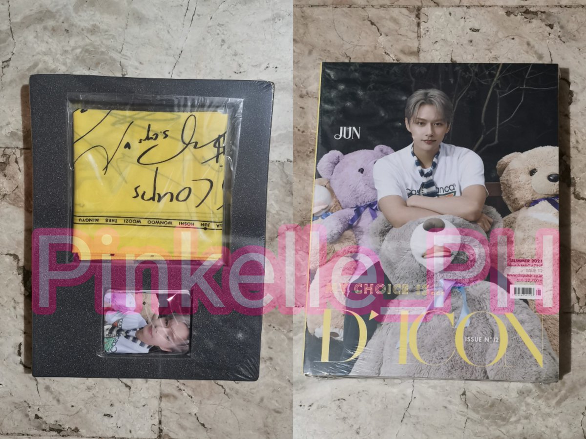 pinkelle_ph's tweet photo. WTS LFB #PinkelleOnHand
SEVENTEEN DICON GO
💸 ALL IN + LSF
✨Special Ver - 1640 PHP
- Photobook
- Scarf
- Hologram Clear Holder
- Photocards
Available: Jun, Hoshi, Wonwoo, Mingyu
Order form: https://t.co/jMI1DPJqUO
#SEVENTEEN https://t.co/elhEgKfcVe