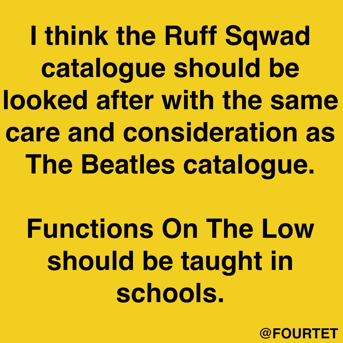 Words from <a href="/FourTet/">Four Tet</a> for today’s 🟨🖊