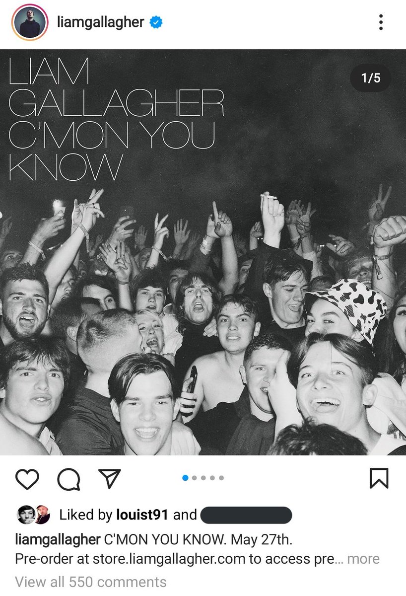 1DNewsSourcee's tweet photo. Louis liked liam gallagher's recent instagram post https://t.co/Es8eI3STHu