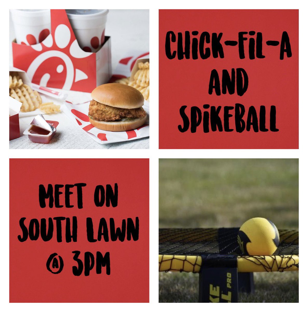 HFC_WKU's tweet photo. Come play spikeball today! Afterward, we will all eat at DSU! https://t.co/XHecYiwU8E