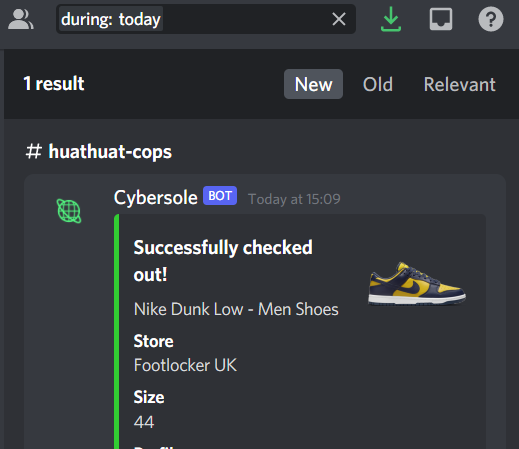 Back in action, what a day! 
<a href="/bestairbender/">Professional Airbender 🌪</a> <a href="/ezagot/">Ezagot</a> 
TQ <a href="/QBotaio/">QBot</a> <a href="/QBotSuccess/">QBotAIO - Success</a> &amp; Congrats on 5.0 <a href="/Cybersole/">Cybersole</a> @cyberaiosuccess 
CG <a href="/sgbotsociety/">sgbotsociety</a> <a href="/sgchefs/">SGChefs</a>