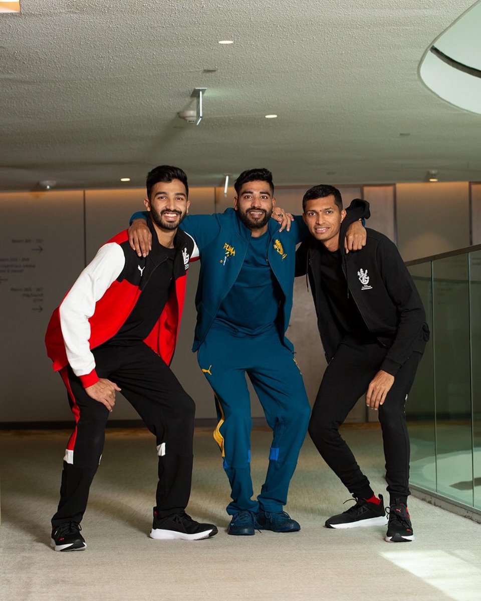 devdpd07's tweet photo. Kicking it in the new RCB Athleisure Collection. 
Get yours at https://t.co/Yt9YYdYDMX. 
@pumacricket https://t.co/leQCBaBJUK