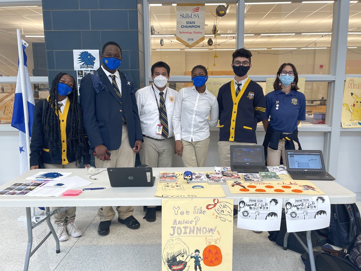 schools_essex's tweet photo. Essex County Payne Tech is hosting their Club Fair today!  Check out all the great extra-curricular opportunities for our students.  Join a club today!  😀 #GirlsWhoCode #ModelUN #GSA #Anime https://t.co/K3LDAa3Y8L