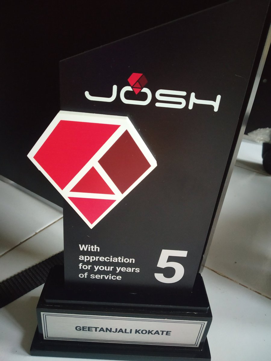 Geetanjali kokate (@geetkokate) on Twitter photo Completed 5 years with #joshsoftware. Achieved first milestone and many more to come. Thanks for the opportunity <a href="/joshsoftware/">Josh Software</a> Completed 5 years with #joshsoftware. Achieved first milestone and many more to come. Thanks for the opportunity <a href="/joshsoftware/">Josh Software</a>