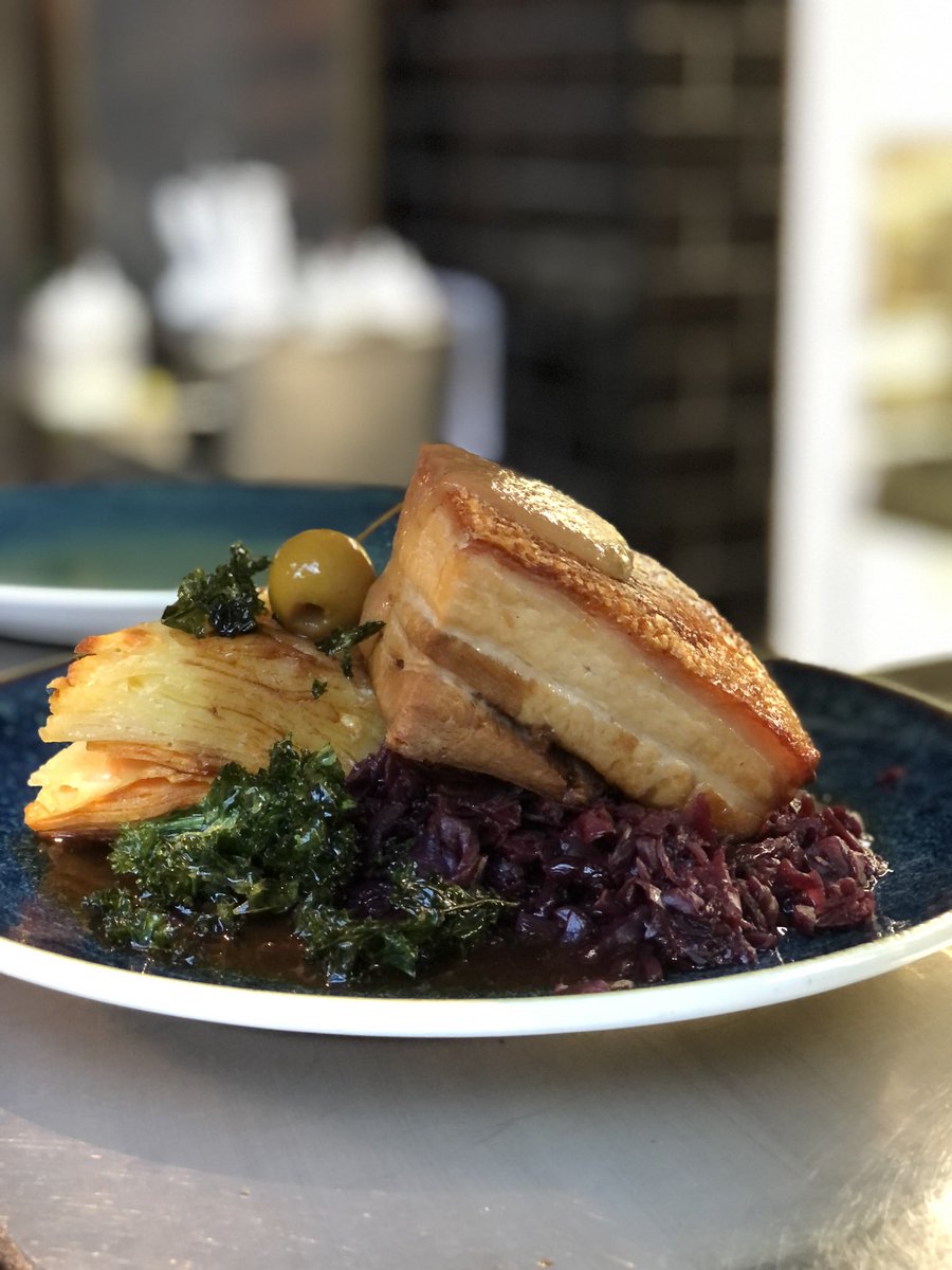 cornstore_cork's tweet photo. PORK BELLY oven roasted
.
served with gratin potato, red cabbage, crispy kale, apple purรฉe and cider jus is just one of our new options on our Autumn menu
.
#porkbelly #pork #kale #redcabbage #weekend #cornstorecork #cornstorelimerick https://t.co/4qc8IpqQCg