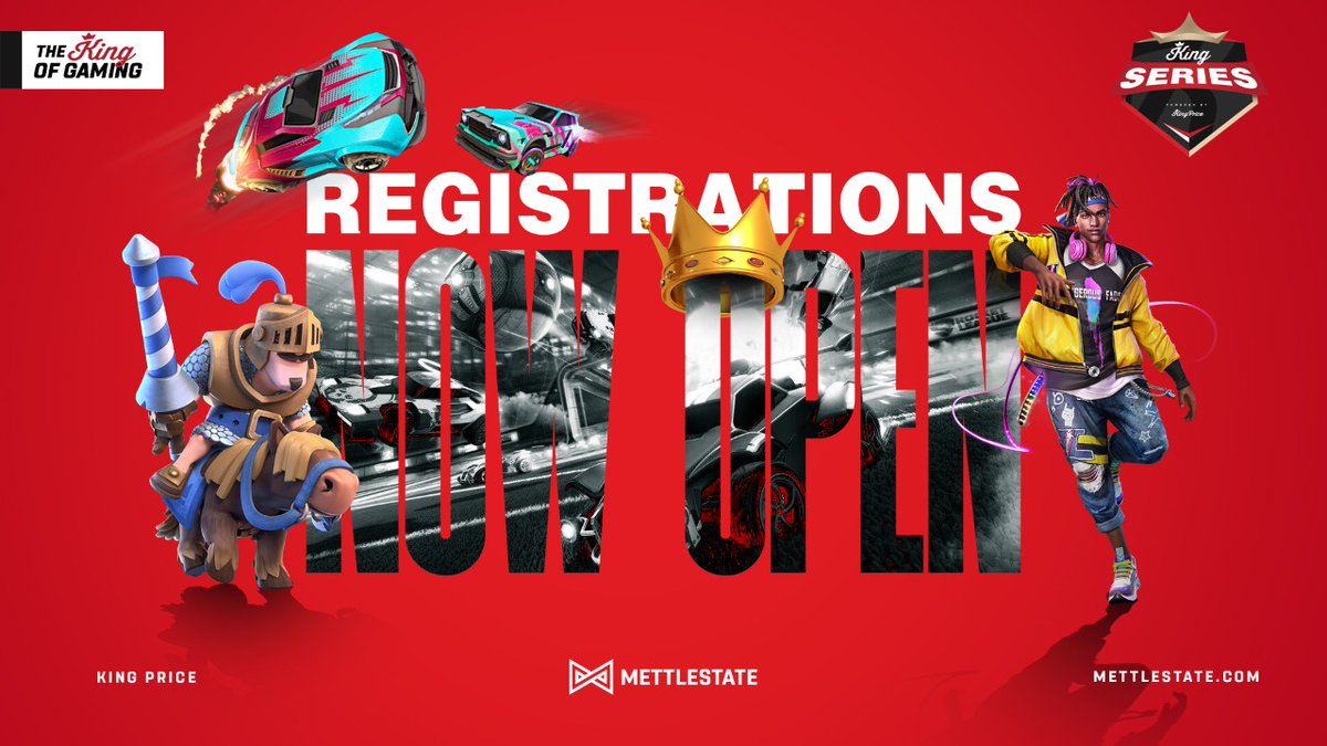 Kings, queens, and other members of the royal court, registrations are now OPEN for the King Series, powered by <a href="/KingPriceIns/">King Price Insurance</a> 👑

There will be 10 Daily Cups, 2 Super Cups and 1 Ultra Cup!🏆 Start signing up TODAY: bit.ly/3okCtg9

#KingSeries #TheKingOfGaming #KingPrice