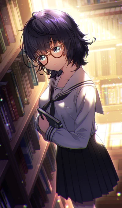 うちの眼鏡娘
名前はまだない

#眼鏡の日 #メガネの日 