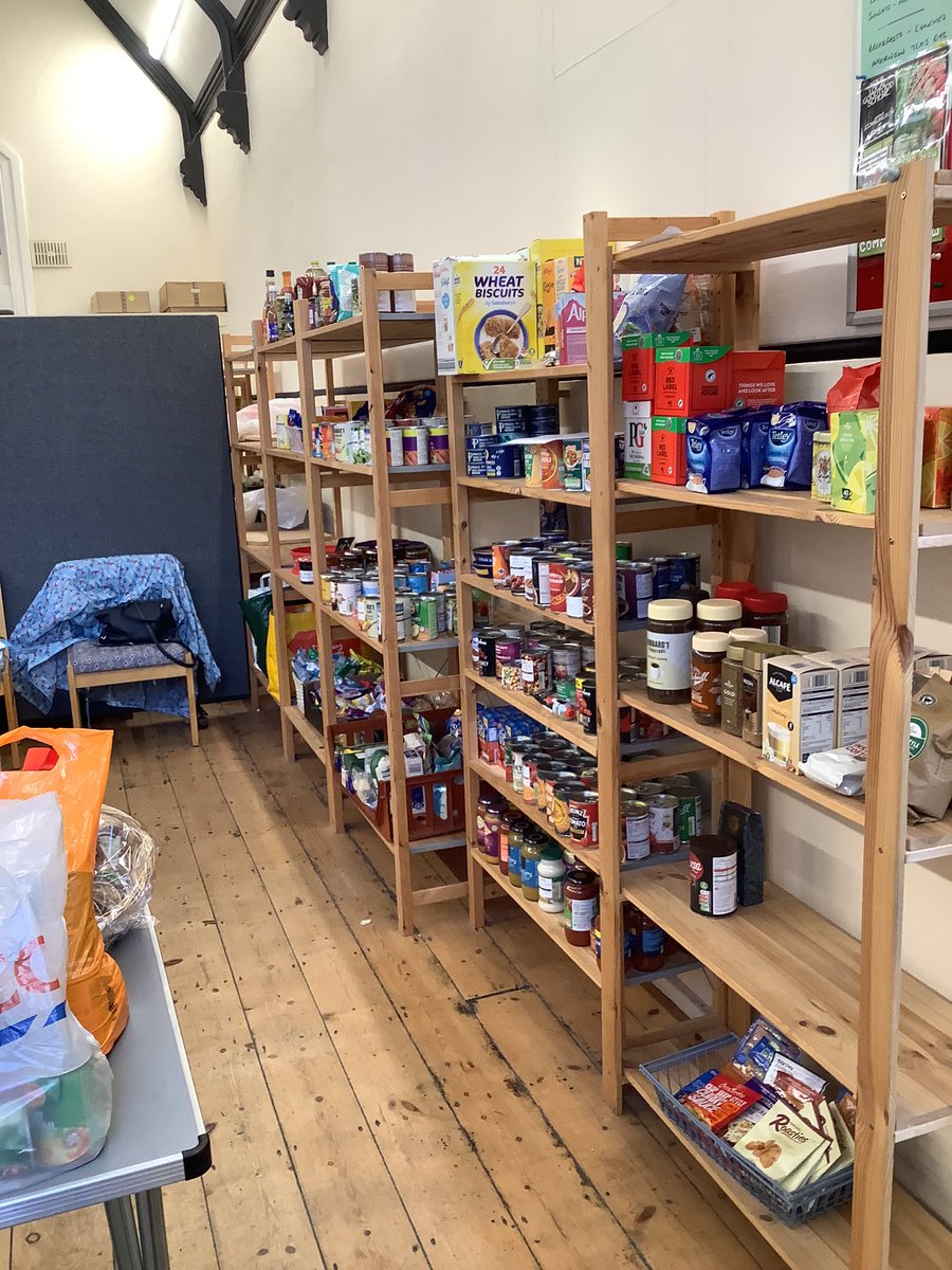 VIPSAylesford's tweet photo. Inside the food bank - see end picture for details on how to apply or donate #foodpoverty #fooddonations #foodbank #supportingcommunityprojects #harvestfestival https://t.co/vKwTQCBovl