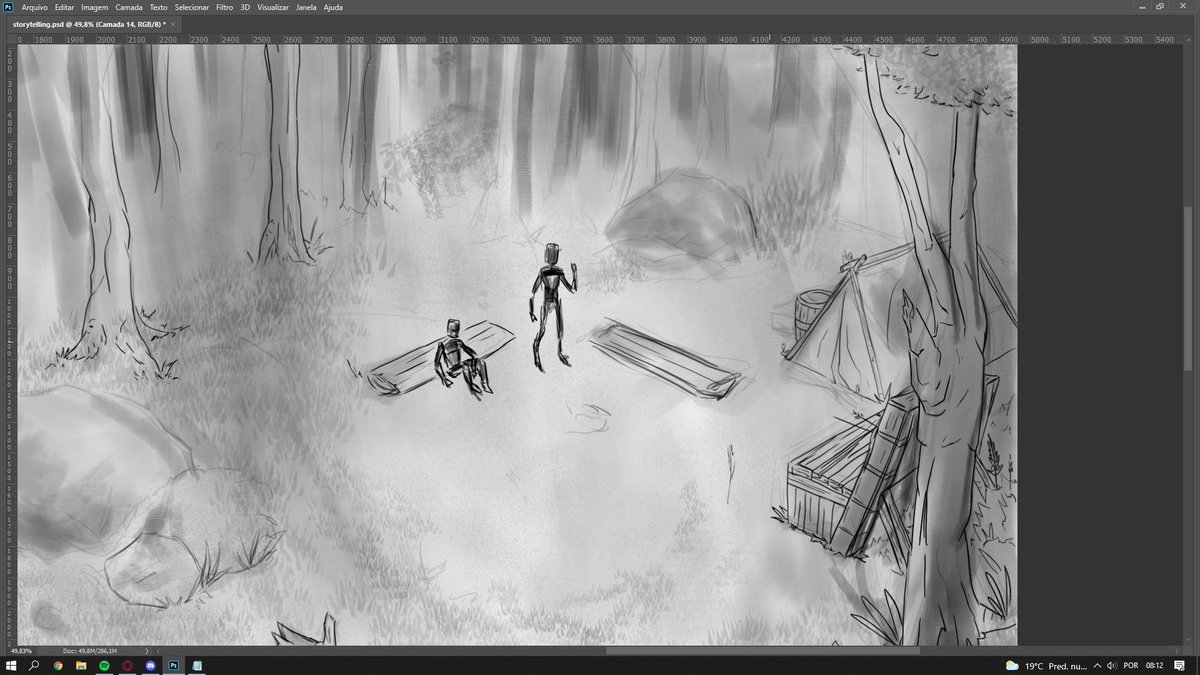 Derfroscharts's tweet photo. in process, bandit camp !

#comissionsopen #rpg #art #comission #work https://t.co/fSEEdvw7F2