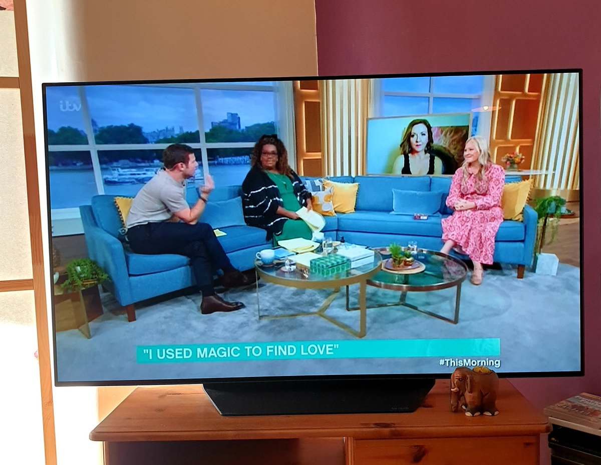 T0dayistheday's tweet photo. Wonderful to see @InnerTraditions author @AlexandraWenman on @thismorning with @radioleary and @AlisonHammond talking #Magic #lawofattraction https://t.co/HxzJTcjm3N