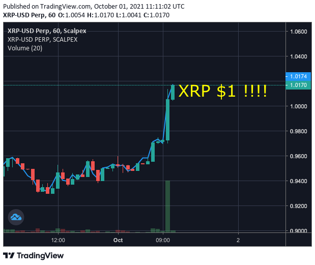 ScalpexExchange's tweet photo. #XRP 👀 $1💰💰💰 #Scalpex watching! https://t.co/pZrMAKLMB6