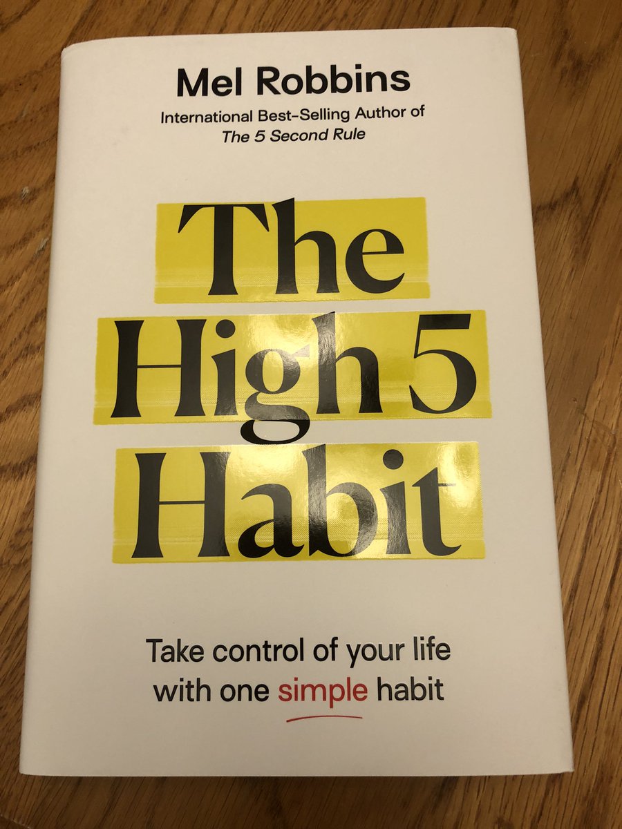 Came across this book this week. Seems interesting to consider changing our mindset and imagining  if we were our own biggest encourager instead of critic how it could impact day to day thoughts and actions. #d60reads #highfivehabit  <a href="/melrobbins/">Mel Robbins</a>