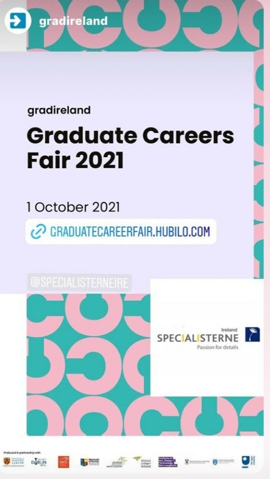 SpecialistsIRE's tweet photo. We're delighted to participate in this year's Graduate Careers Fair hosted by @gradireland. We are really looking forward to meeting neurodiverse grads seeking graduate opportunities &amp; look forward to supporting them to move closer towards their first job! #recruitment https://t.co/3H8ymzib7U