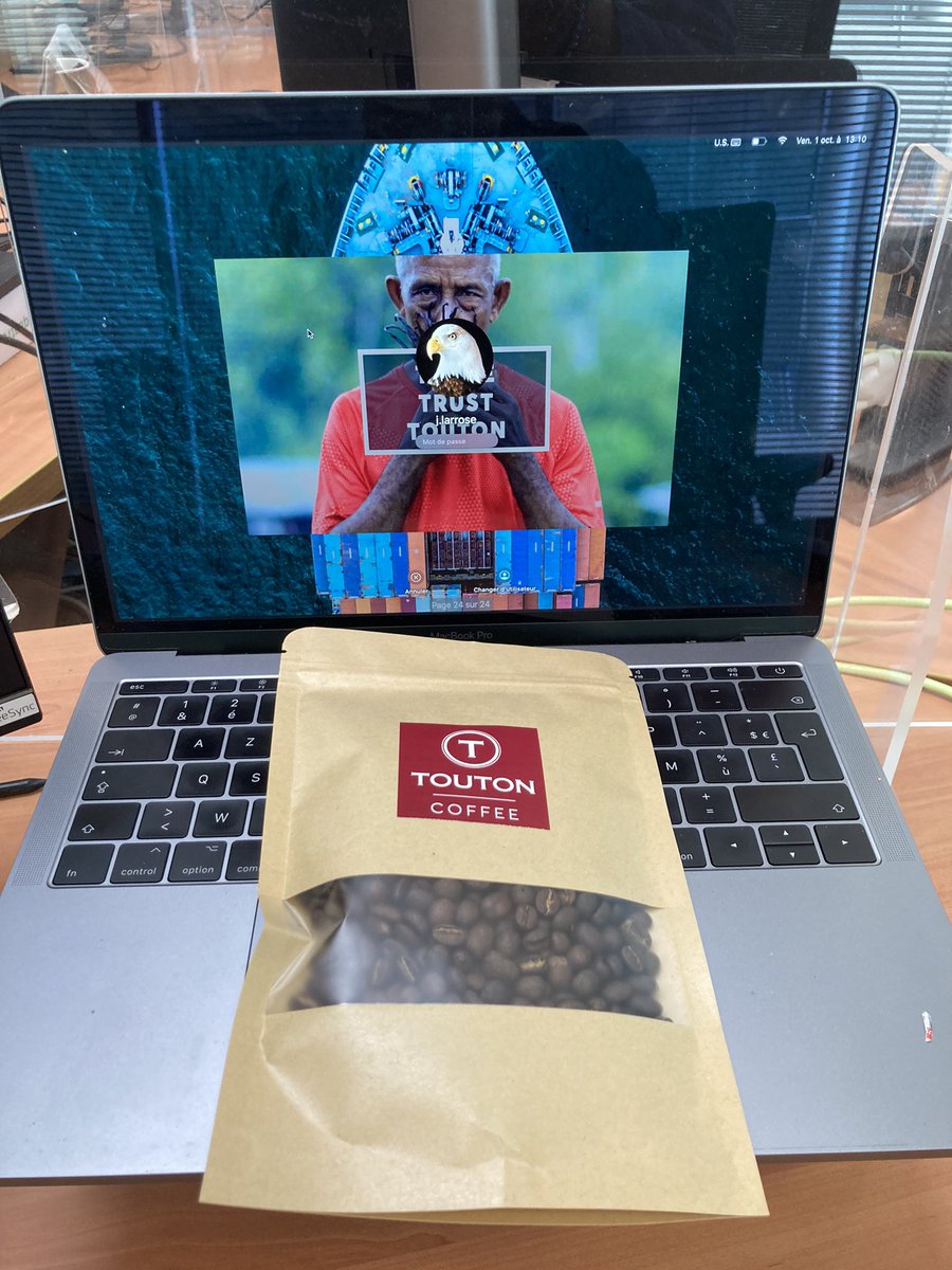 j_larrose's tweet photo. Good surprise this morning on my desk. Best Ethiopian coffee from @touton_group to celebrate #InternationalCoffeeDay Thank you #coffee #sustainability #TradeTrustTOUTON https://t.co/CSySSYtzY1
