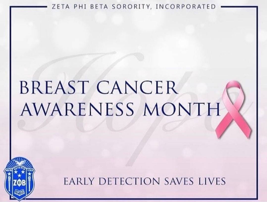 PiZetaZeta's tweet photo. Please remember early detection saves lives.

#BreastCancer #BreastCancerAwarenessMonth #PiZetaZeta #October https://t.co/PSSLncmWhr