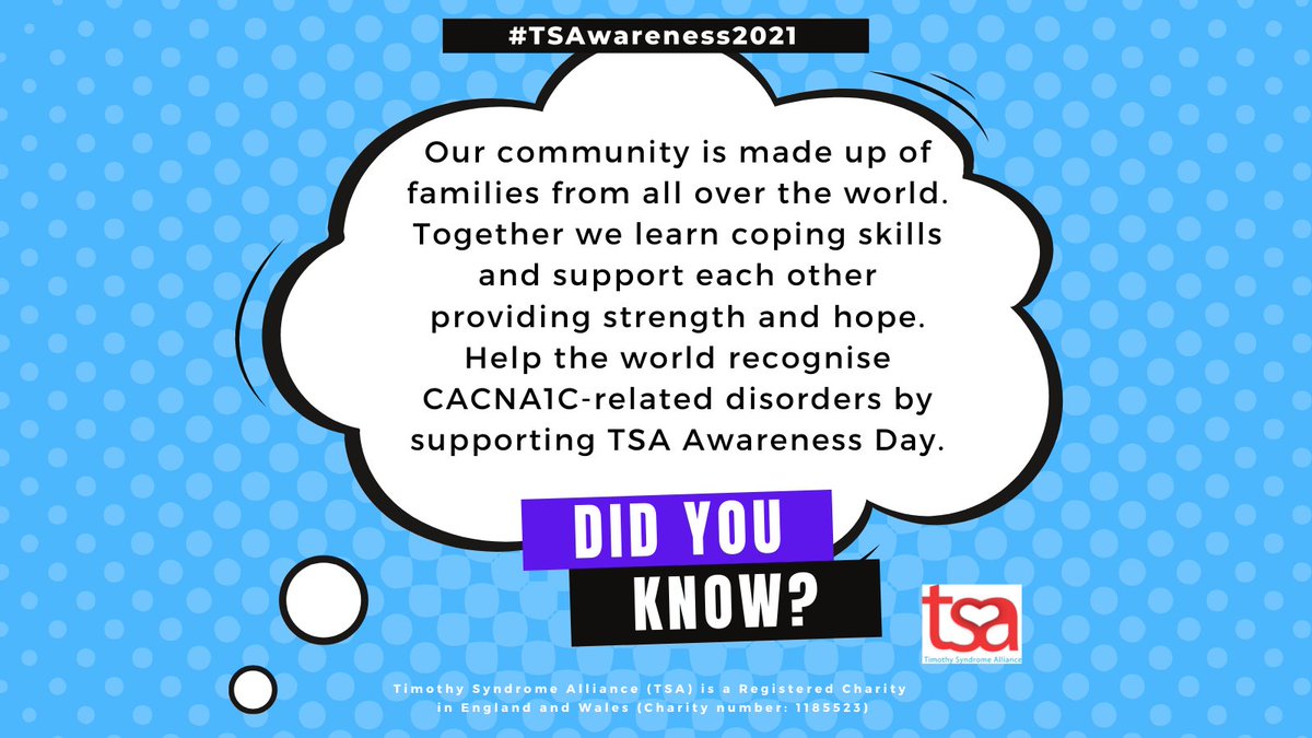 tsa_charity's tweet photo. 'I have felt isolation, I know that people support and care for my son, but it's hard as I do feel people don't really understand what we go through as a parent of a TS child, unless they are also going through it'  #Awareness #CACNA1C #LongQT8 #TimothySyndrome #StrongerTogether https://t.co/QfVmKdAFOr