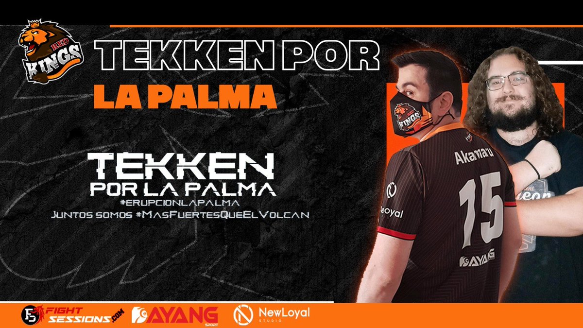 🔴 #TEKKEN7 🔴

Todos unidos para ayudar a <a href="/CabLaPalma/">Cabildo de La Palma</a> , esta tarde os esperamos en el directo 💪

⏰ | 17:00 CEST
👤 I Participa: <a href="/Thejacklk/">❄️RKS| Thejacklk</a> 
🎙️ l <a href="/akamaru84/">José Bascour</a> 
⚔️ l Organización:  <a href="/BlackPhoenixESP/">The Black Phoenix | eSports</a> , <a href="/pdtsportsclub/">PDT eSports</a> , <a href="/RetoEventos/">Reto Eventos</a>  y <a href="/Fighty_es/">Fighty</a> 
📺 l twitch.tv/abelsame